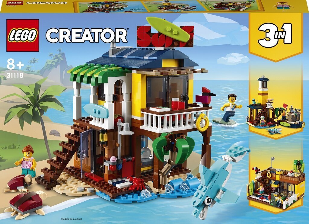 31118 LEGO® Creator Surfari rannamaja hind ja info | Klotsid ja konstruktorid | kaup24.ee