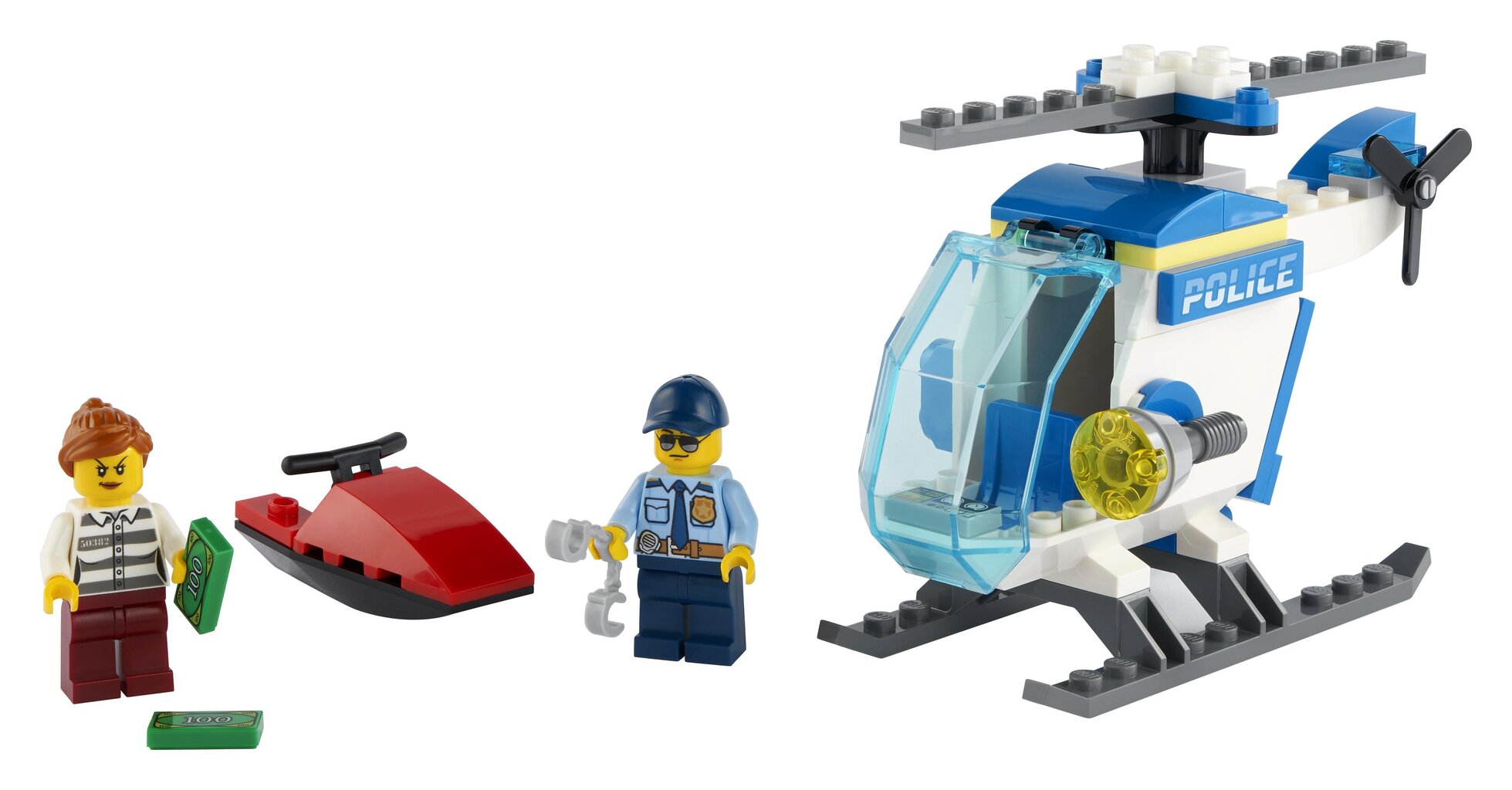 60275 LEGO® City Politseihelikopter цена и информация | Klotsid ja konstruktorid | kaup24.ee