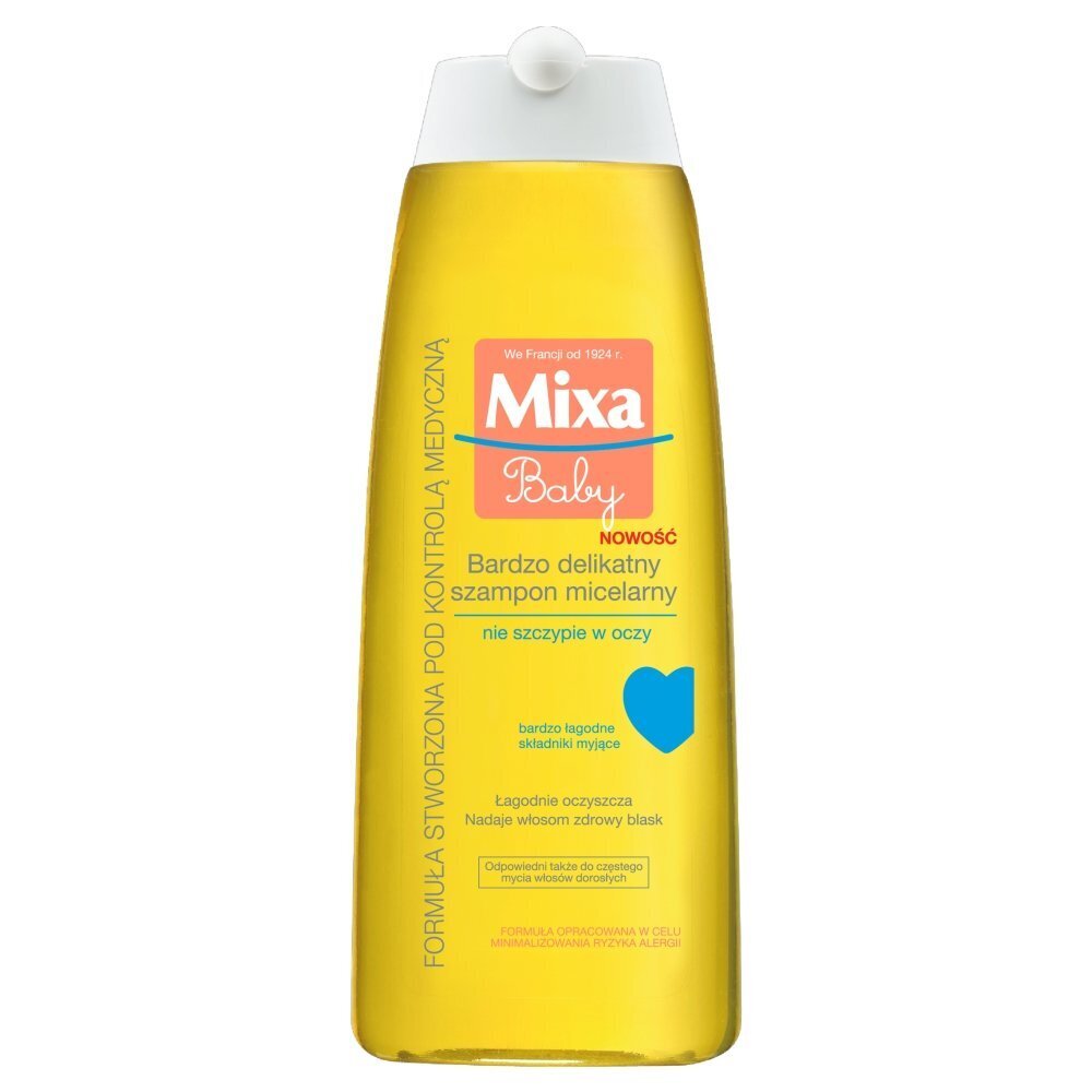 Mitsellaarne šampoon lastele Mixa Baby 250 ml цена и информация | Laste ja ema kosmeetika | kaup24.ee