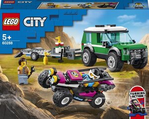 60288 LEGO® City Võidusõidubagi transpordiveok цена и информация | Конструкторы и кубики | kaup24.ee