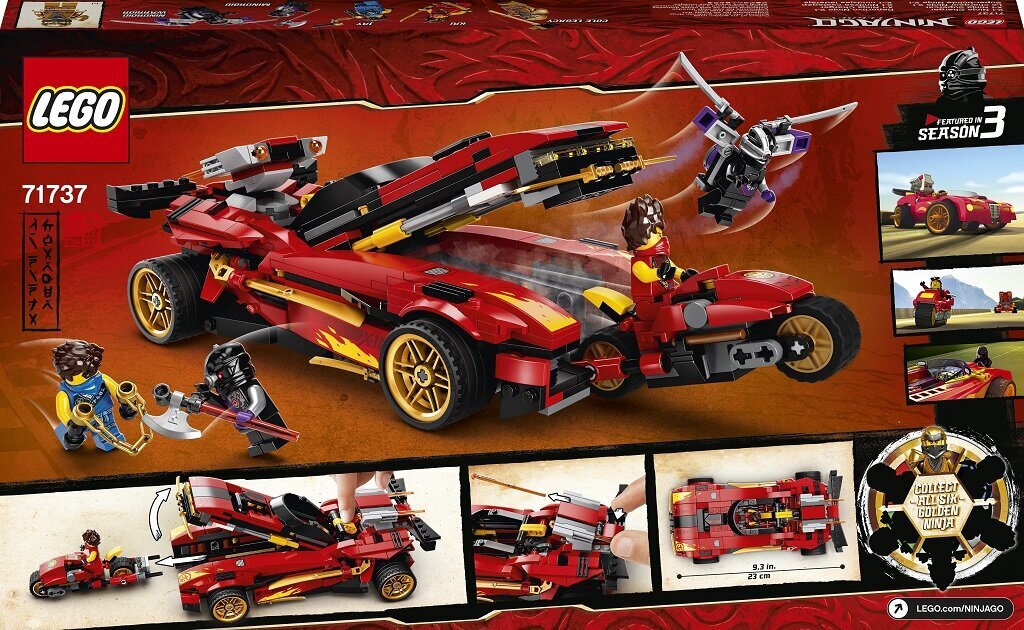 71737 LEGO® NINJAGO X-1 Tuleninja hind ja info | Klotsid ja konstruktorid | kaup24.ee