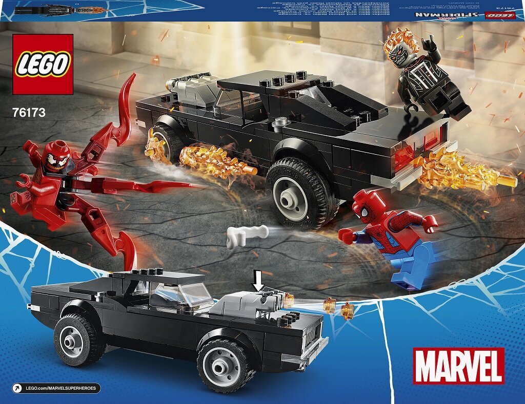 76173 LEGO® Super Heroes Ämblikmees ja Dark Biker v Carnage hind ja info | Klotsid ja konstruktorid | kaup24.ee