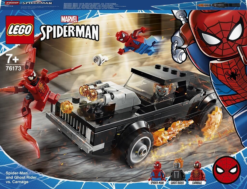 76173 LEGO® Super Heroes Ämblikmees ja Dark Biker v Carnage цена и информация | Klotsid ja konstruktorid | kaup24.ee