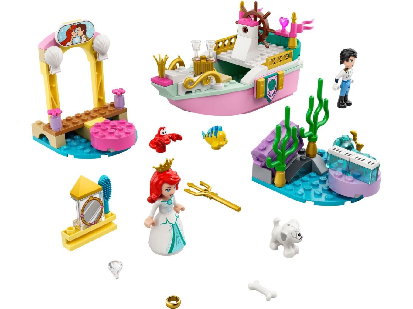 43191 LEGO® Disney Princess Праздничный корабль Русалки цена | kaup24.ee