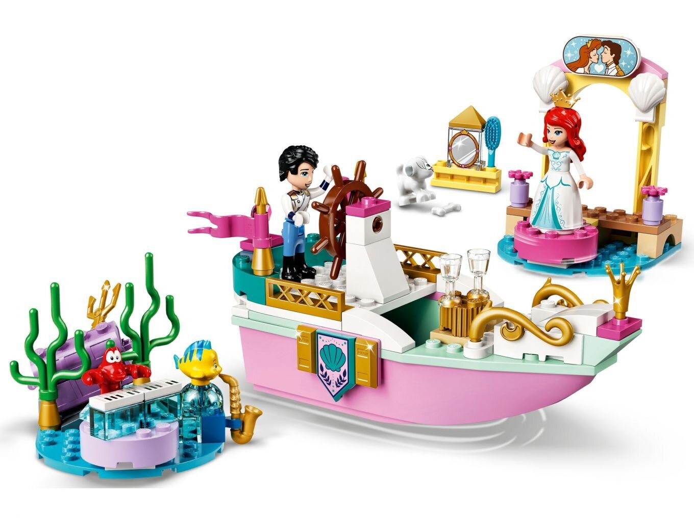 43191 LEGO® | Disney Princess Merineitsi puhkelaev hind ja info | Klotsid ja konstruktorid | kaup24.ee