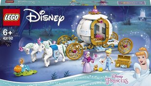 43192 LEGO® | Disney Princess Tuhkatriinu kuninglik vanker hind ja info | Klotsid ja konstruktorid | kaup24.ee