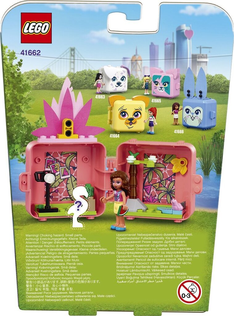 41662 LEGO® Friends Olivia flamingokuubik hind ja info | Klotsid ja konstruktorid | kaup24.ee