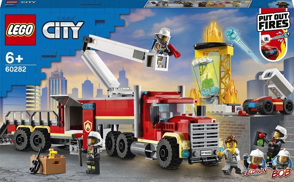 60282 LEGO® City Tuletõrjekomando цена и информация | Klotsid ja konstruktorid | kaup24.ee