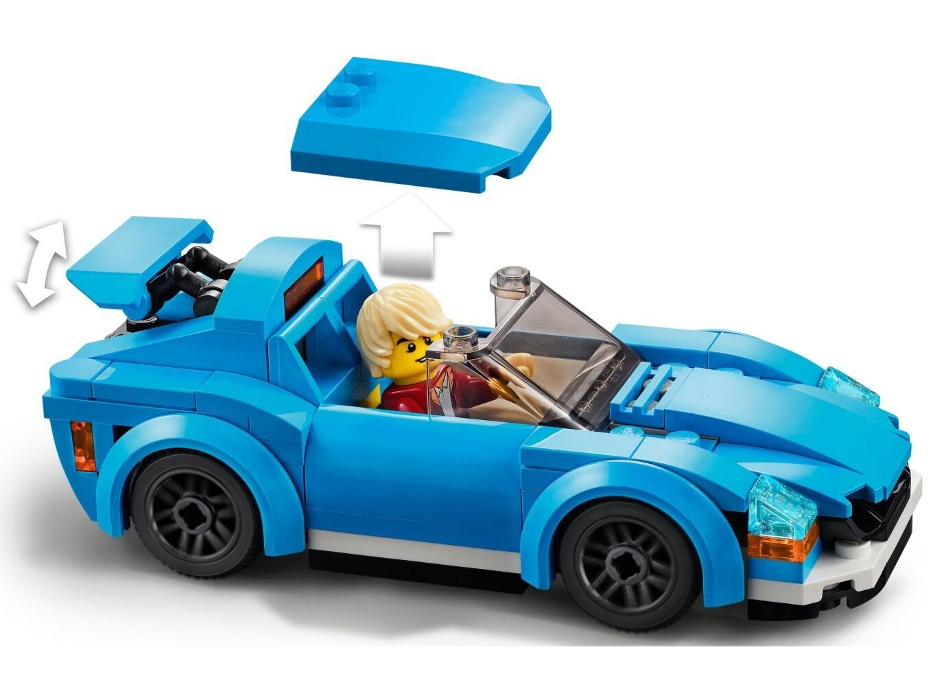 60285 LEGO® City Sportauto цена и информация | Klotsid ja konstruktorid | kaup24.ee