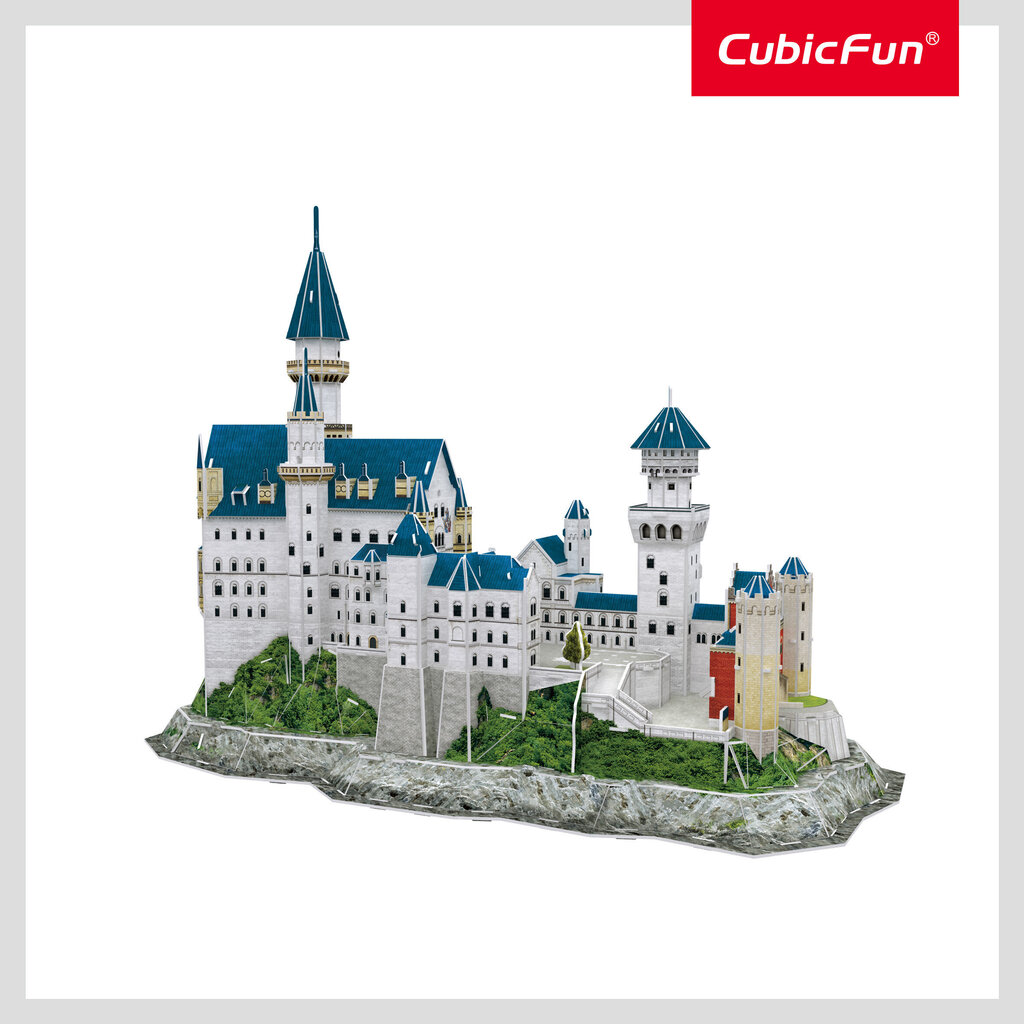 3D pusle CubicFun National Geographic Saksamaa Neuschwansteini loss, 121 tk. цена и информация | Pusled | kaup24.ee