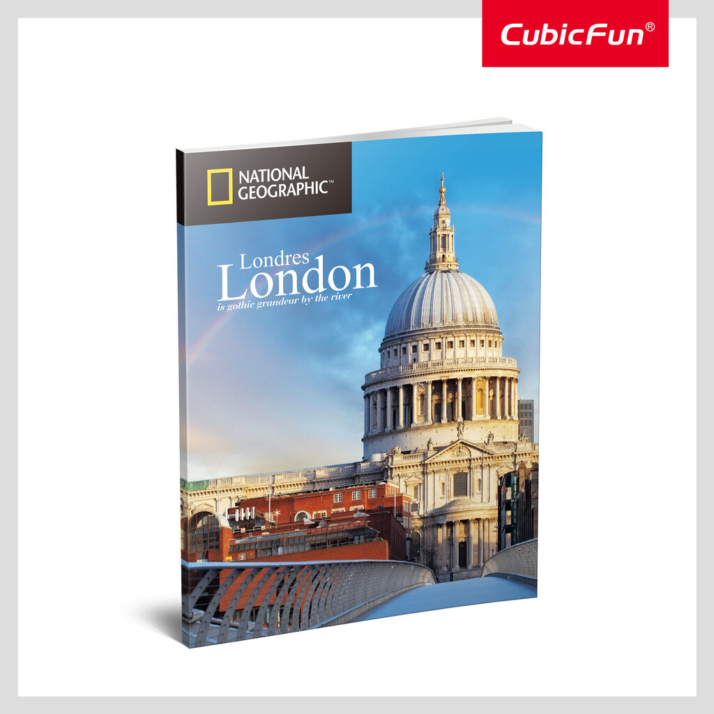 3D pusle CubicFun National Geographic London Püha Pauluse katedraal, 107 tk. hind ja info | Pusled | kaup24.ee