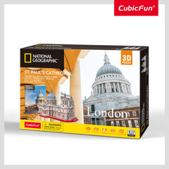 3D pusle CubicFun National Geographic London Püha Pauluse katedraal, 107 tk. цена и информация | Пазлы | kaup24.ee