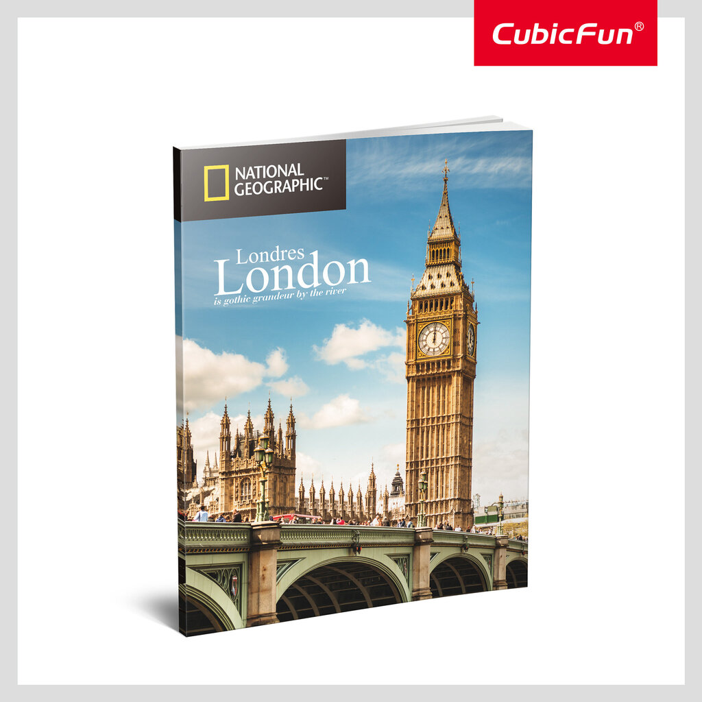 3D pusle CubicFun National Geographic Big Ben, 94-osaline цена и информация | Pusled | kaup24.ee