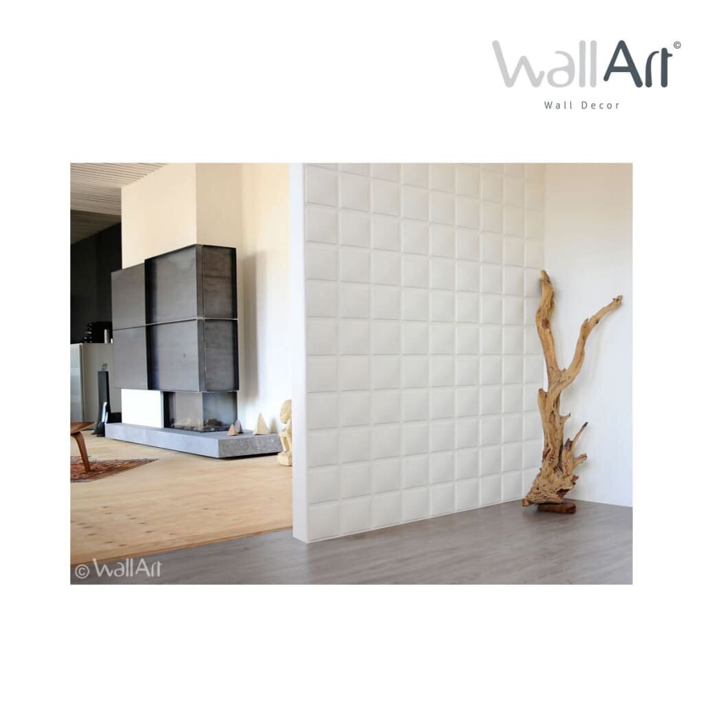 WallArt 3D Seinapaneelid Cubes 12 tk GA-WA07 hind ja info | Seinaplaadid | kaup24.ee