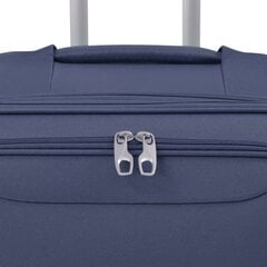 Pehmete ratastega kohvrite komplekt, sinine, 3 tk цена и информация | Чемоданы, дорожные сумки | kaup24.ee
