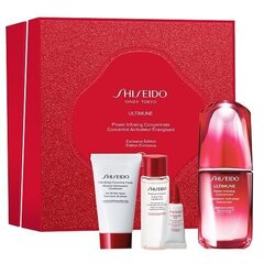 Komplekt Shiseido Ultimune: näoseerum, 50 ml + näovaht 15 ml + näonaha pehmendaja, 30 ml + silmaseerum, 3 ml цена и информация | Сыворотки для лица, масла | kaup24.ee
