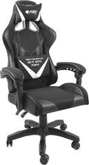 Игровое кресло Fury Avenger L, черное/белое цена и информация | Офисные кресла | kaup24.ee
