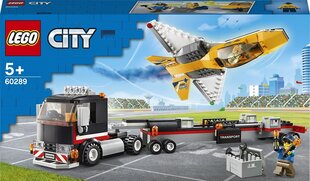 60289 LEGO® City Great Vehicles Платформа для транспортировки реактивного самолета на авиационном празднике цена и информация | Конструкторы и кубики | kaup24.ee