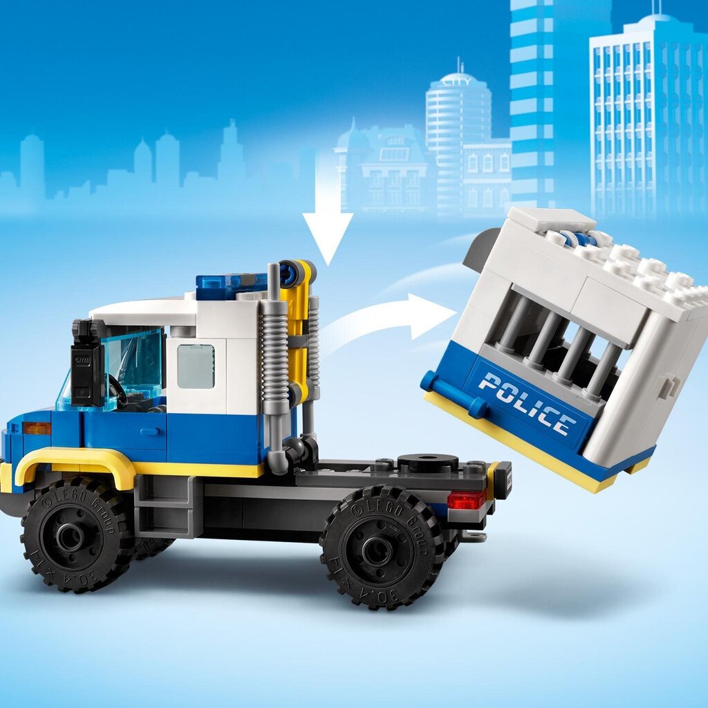 60276 LEGO® City Politseivangi kaubik цена и информация | Klotsid ja konstruktorid | kaup24.ee