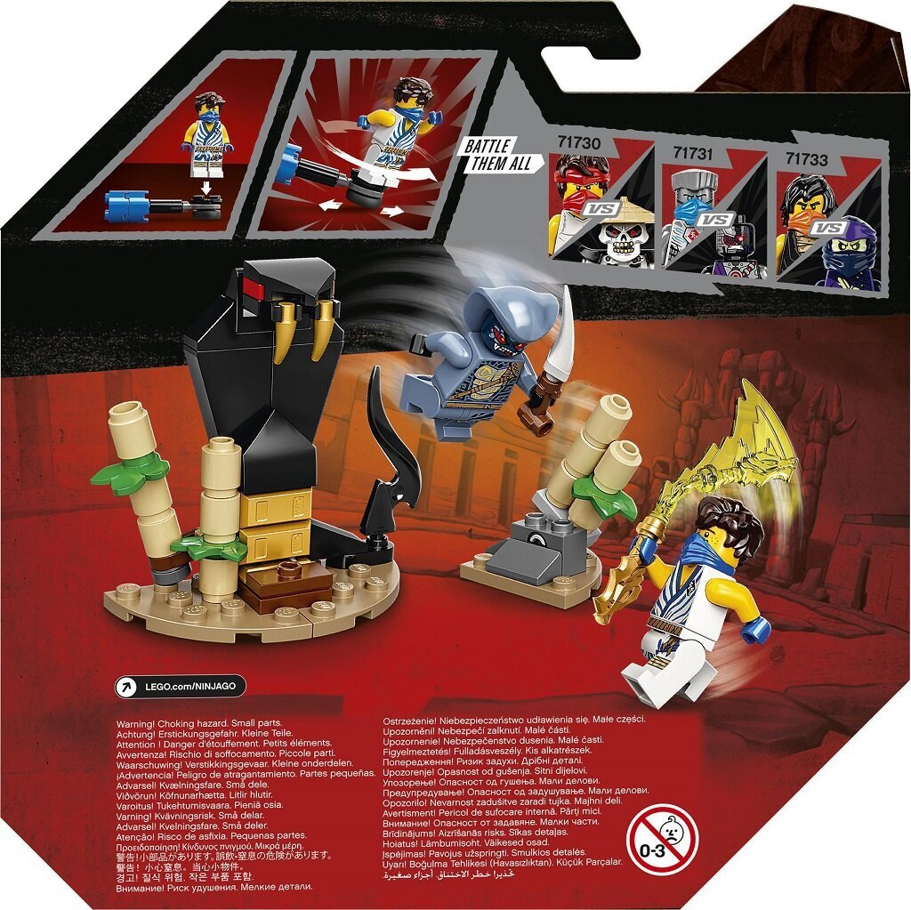 71732 LEGO® NINJAGO Jay vs Serpentine hind ja info | Klotsid ja konstruktorid | kaup24.ee