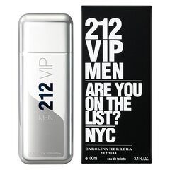 Мужская парфюмерия 212 Vip Carolina Herrera EDT: Емкость - 100 ml цена и информация | Мужские духи | kaup24.ee