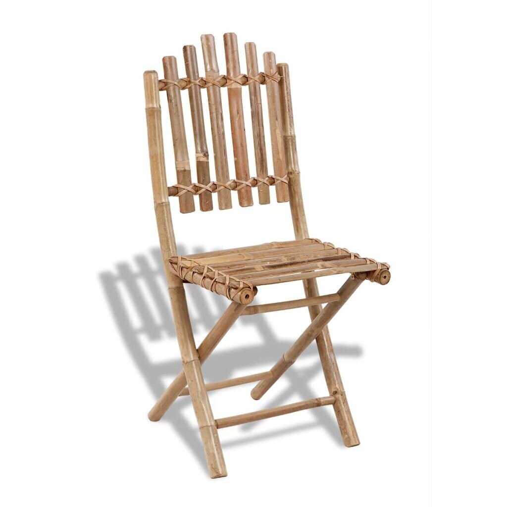 Kokkupandavad bambusest toolid, 2 tk цена и информация | Aiatoolid | kaup24.ee