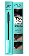 Juuksetušš L'oreal Paris Magic Retouch Precision 8 ml, Black hind ja info | Juuksevärvid | kaup24.ee