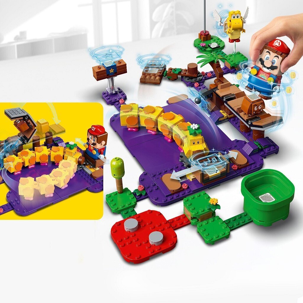 71383 LEGO® Super Mario Caterpillar Poison Swamp laienduskomplekt цена и информация | Klotsid ja konstruktorid | kaup24.ee