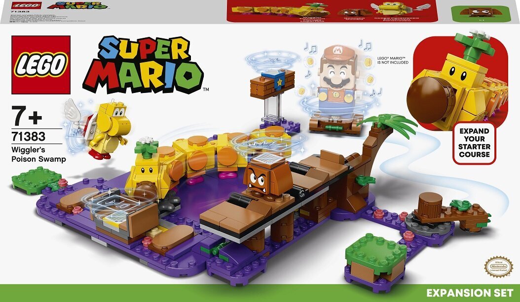 71383 LEGO® Super Mario Caterpillar Poison Swamp laienduskomplekt цена и информация | Klotsid ja konstruktorid | kaup24.ee