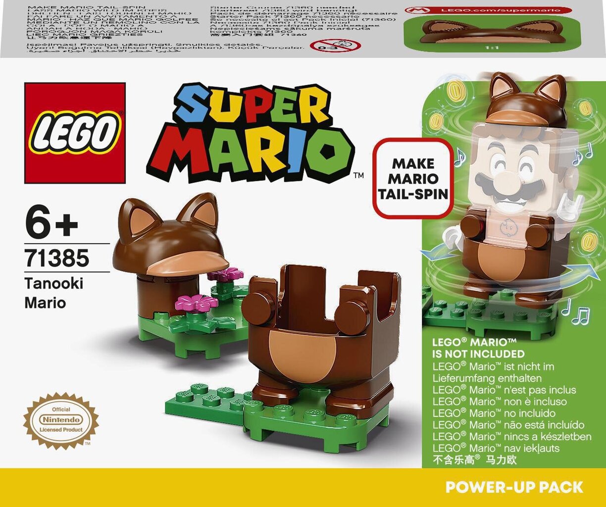 71385 LEGO® Super Mario Tanooki Mario võimsuspakett hind ja info | Klotsid ja konstruktorid | kaup24.ee