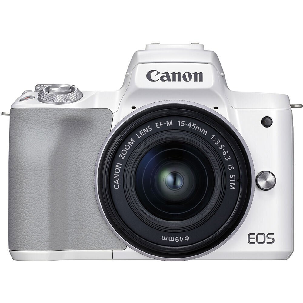 Canon EOS M50 Mark II EF-M 15-45mm IS STM Kit White hind ja info | Fotoaparaadid | kaup24.ee