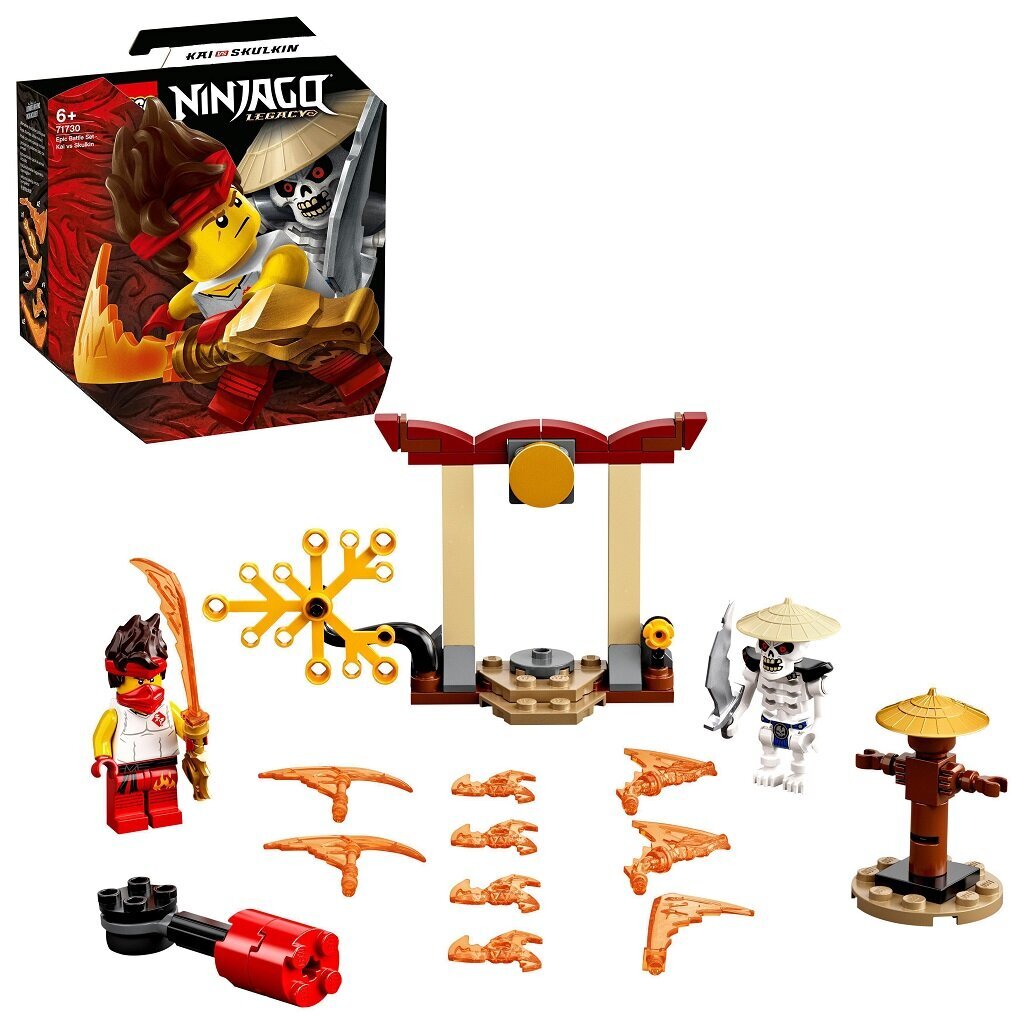 71730 LEGO® NINJAGO Kai vs Skulkin цена и информация | Klotsid ja konstruktorid | kaup24.ee