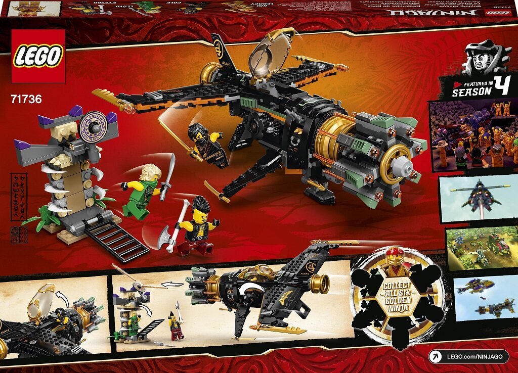 71736 LEGO® NINJAGO Rahnupurustaja hind ja info | Klotsid ja konstruktorid | kaup24.ee