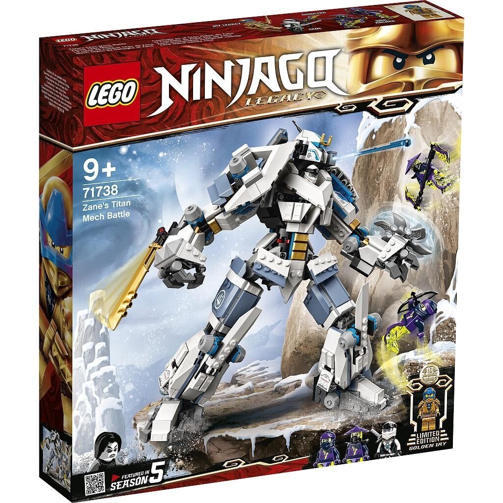 71738 LEGO® NINJAGO Zane titaanroboti võitlus hind ja info | Klotsid ja konstruktorid | kaup24.ee