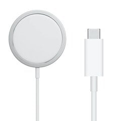RoGer Зарядное устройство MagSafe 15W для Apple iPhone / 12 mini / 12 / 12 PRO / 12 PRO MAX / 5V / 2A / 1m USB-C / белое цена и информация | Зарядные устройства для телефонов | kaup24.ee