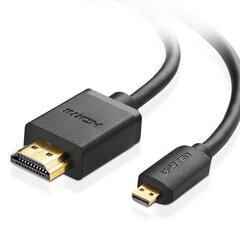 UGREEN HDMI -kaabel, 4K 3D 3m, must цена и информация | Кабели и провода | kaup24.ee