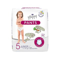 Mähkmed-Püksmähkmed Happy Pants Junior, 5. suurus (11-18 kg), 22 tk цена и информация | Подгузники | kaup24.ee