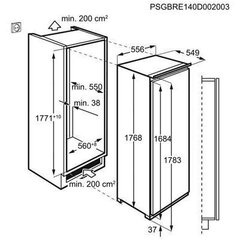 AEG SKE818F1DC цена и информация | Холодильники | kaup24.ee