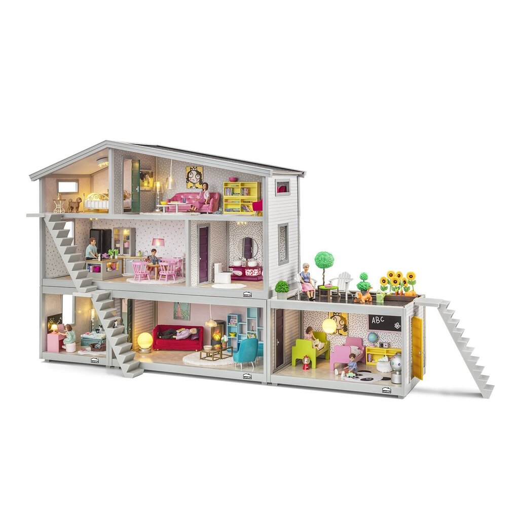 Nukumaja tuba Lundby, 33 cm hind ja info | Tüdrukute mänguasjad | kaup24.ee