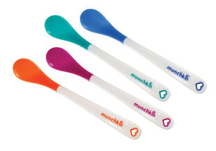 Temperatuurile reageerivad lusikad Hot Safety Spoons Munchkin, 4 tk цена и информация | Детская посуда, контейнеры для молока и еды | kaup24.ee