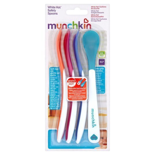  Munchkin White Hot 011522 Safety Spoon : Baby