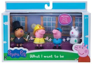 Набор фигурок Свинка Peppa Jazwares Peppa Pig 4 шт. цена и информация | Игрушки для девочек | kaup24.ee