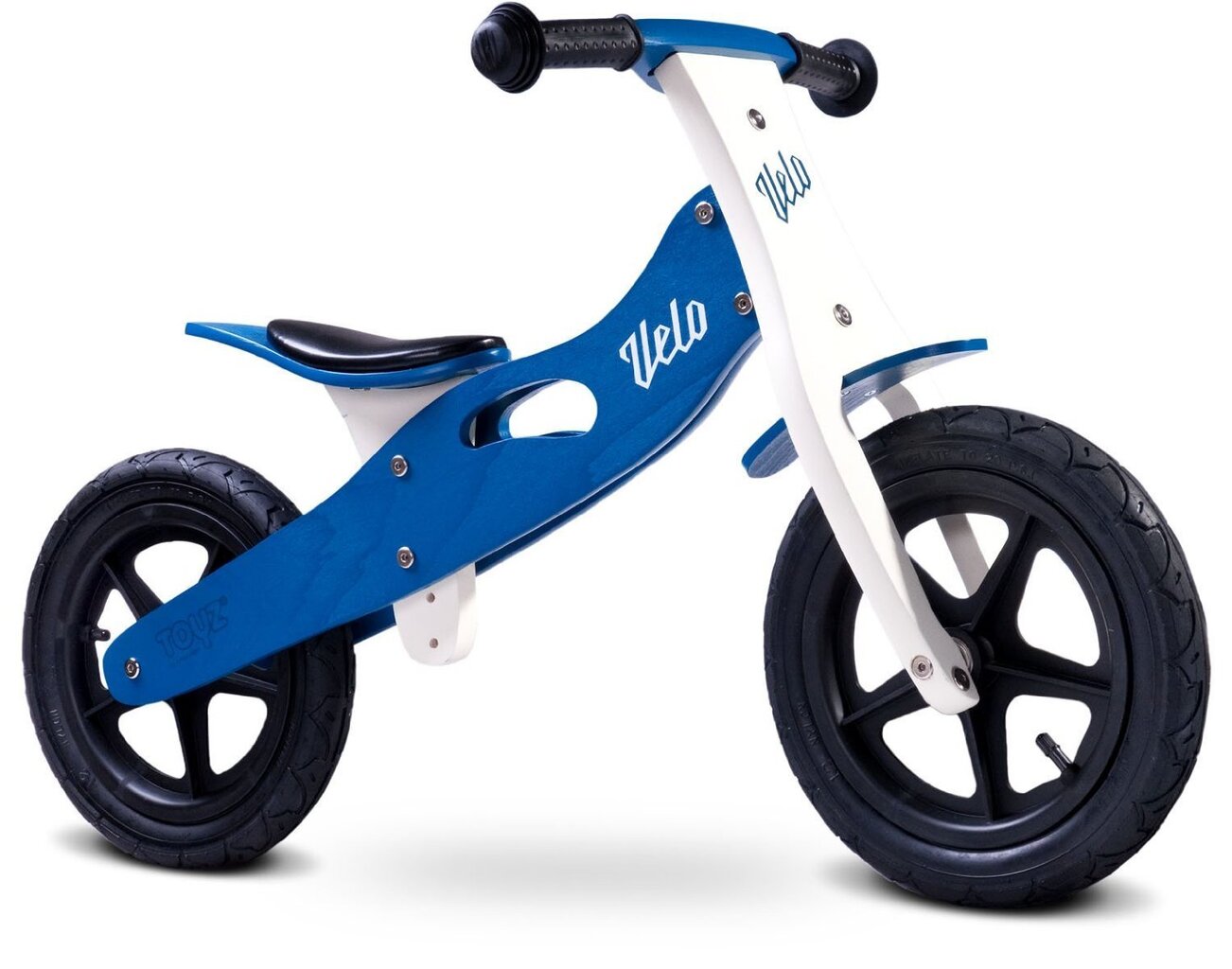 Puidust jooksuratas Toyz Velo, sinine hind ja info | Jooksurattad | kaup24.ee