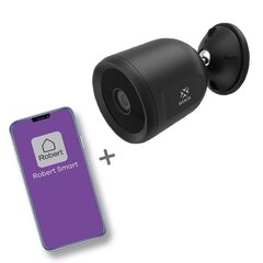 Robert Smart võrgu-nutikaamera, väljas ja siseruumides, kahesuunalise mikrofoniga, 2MP/LAN/IP65/Wi-Fi hind ja info | Valvekaamerad | kaup24.ee