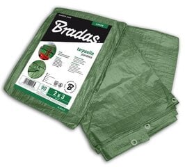 Tugevdatud aiakate Bradas Green 4x6 m, 90 g m2 цена и информация | Садовые инструменты | kaup24.ee