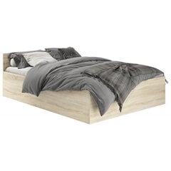 Кровать с решеткой и матрасом NORE CLP 120x200 см, цвет дуб цена и информация | Кровати | kaup24.ee