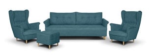 Pehme mööbli komplekt Bellezza Elite II, sinine цена и информация | Комплекты мягкой мебели | kaup24.ee