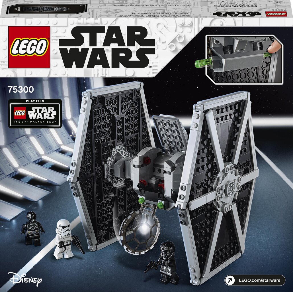 75300 LEGO® Star Wars Impeeriumi TIE Fighter hind ja info | Klotsid ja konstruktorid | kaup24.ee