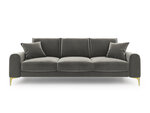 Четырехместный диван Mazzini Sofas Madara, серый/золотистый