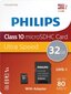 Philips FM32MP45B/10 micro SD 32GB(+ SD adapter) цена и информация | Fotoaparaatide mälukaardid | kaup24.ee